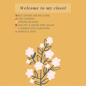 Welcome to my closet ✨
